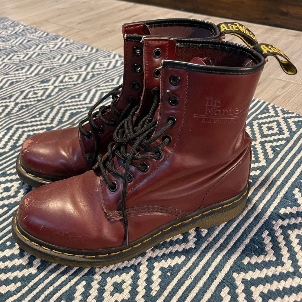 Cherry  Dr. Martens